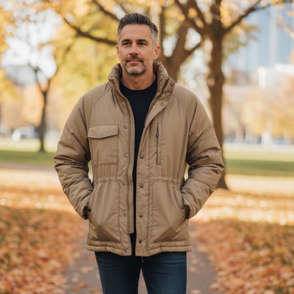 Eddie Bauer Other - Eddie Bauer Tan Men's Jacket